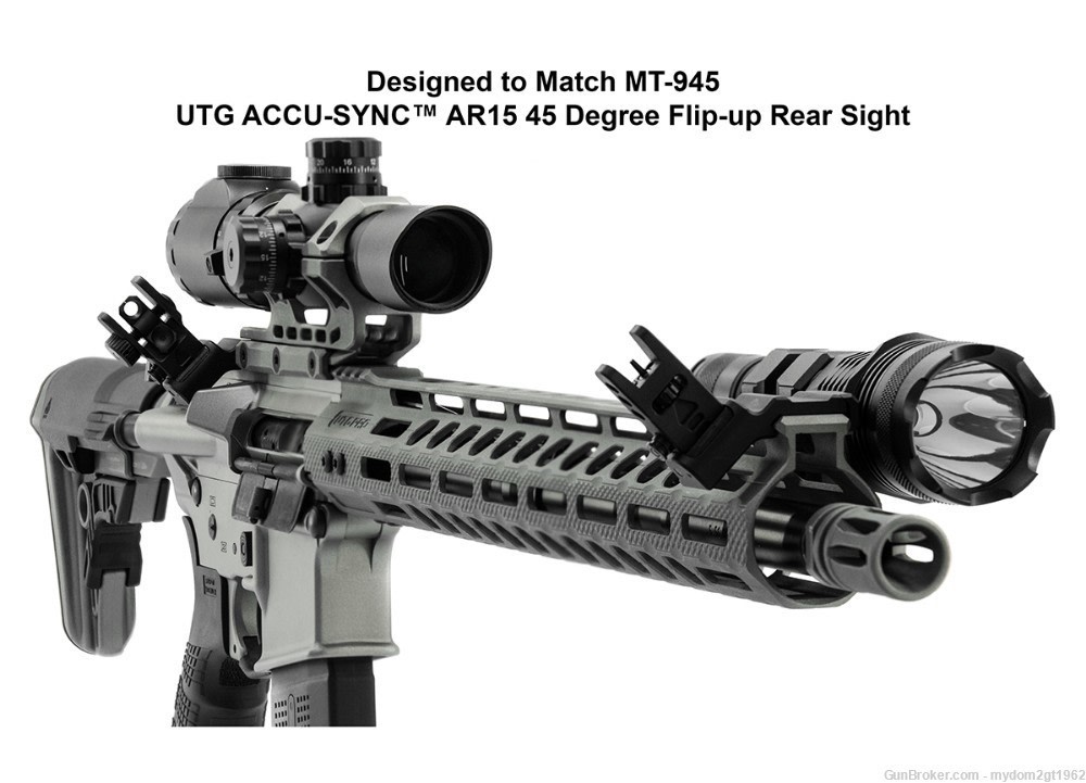 NIB Leapers / UTG ACCU-SYNC 45 Degree Angle Flip Up Front Sight MT-745-img-6