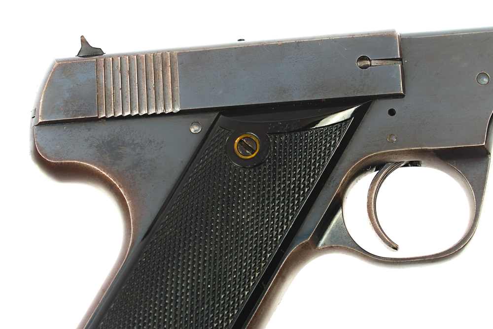 High Standard Model C 22 Short Target Pistol 6.75" Pre-War (C&R)-img-20