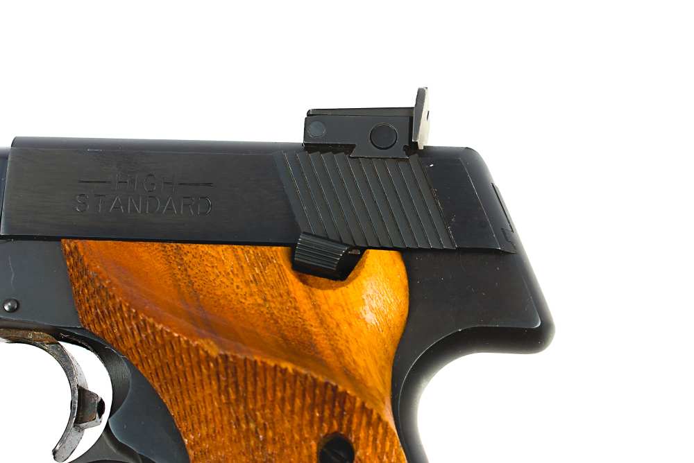 High Standard Olympic 22 Short 5.5" Pistol – Houston -img-14