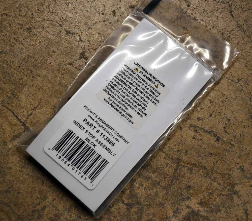 KAC Knights Armament Index Stop Assembly MLOK 113886 M-LOK Hand Stop-img-2
