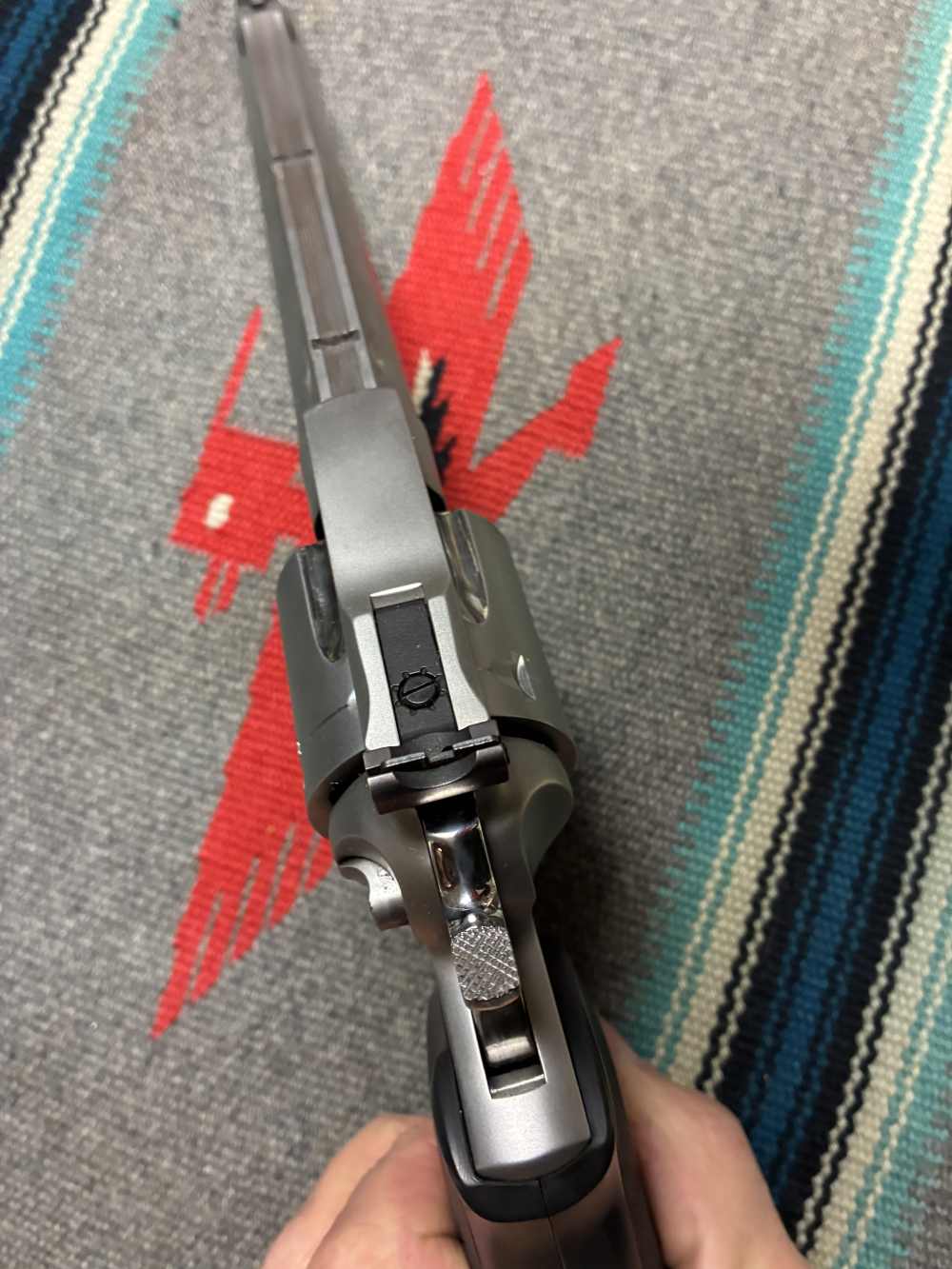 Ruger Redhawk 7 1/2” 44 mag stainless ported Magnaport special excellent -img-7