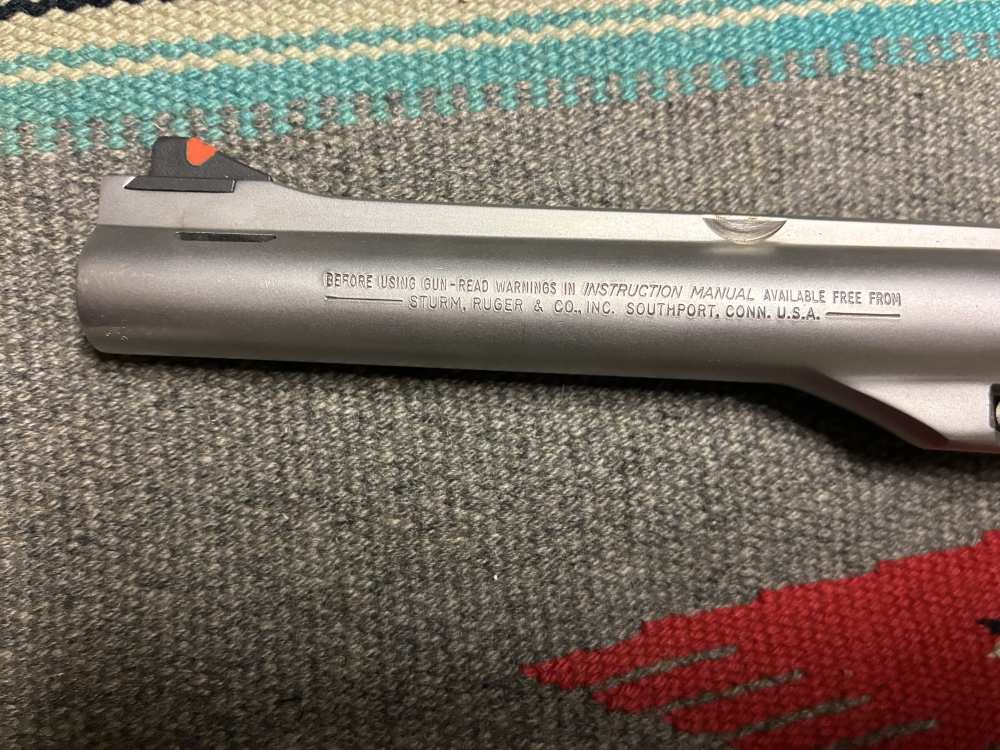 Ruger Redhawk 7 1/2” 44 mag stainless ported Magnaport special excellent -img-4