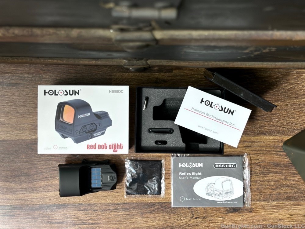 Holosun HS510C Red Dot Sight, solar panel-img-0