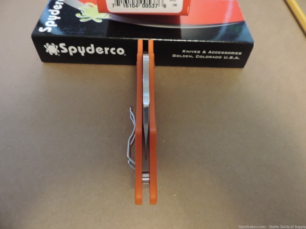 Spyderco Dodo orange sprint run C80GPOR-img-2
