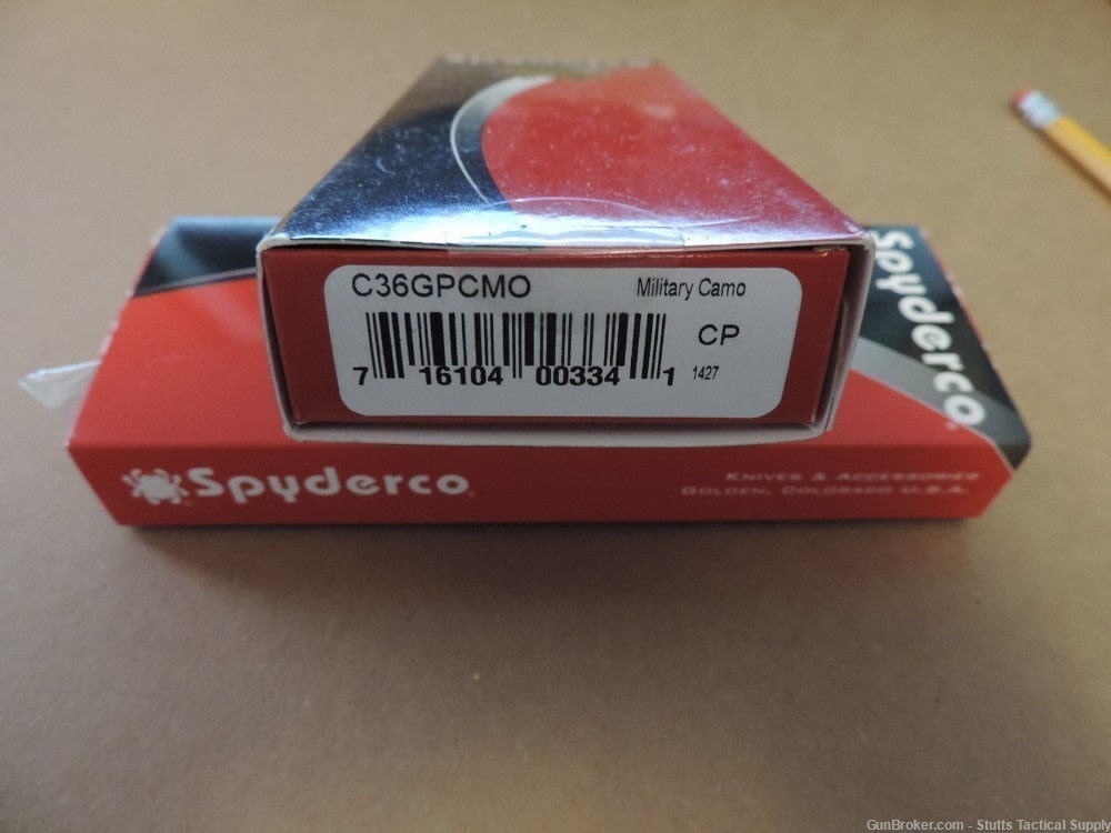 Spyderco Military, camo G10, C36GPCMO-img-0