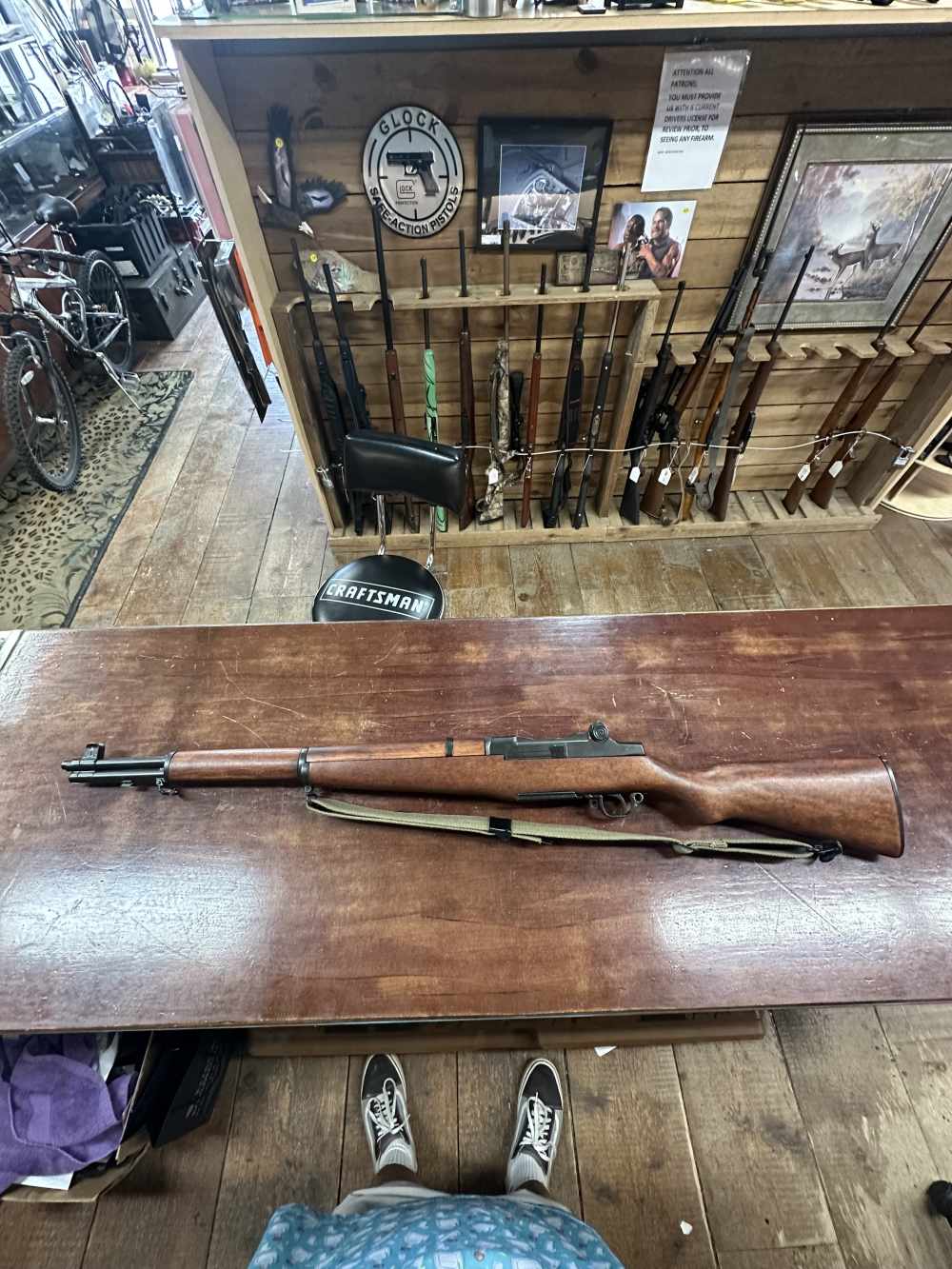 Denix M1 Garand Replica – Non-Firing Display Rifle – Full-Size Military Rep-img-0