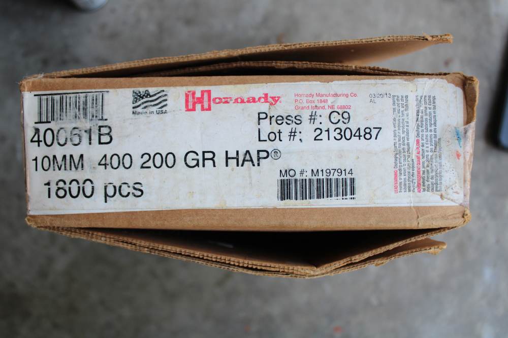 HORNADY HAP PROJECTILES BULLETS 40 SW 180 GRAIN JHP HORNADY ACTION PISTOL-img-1