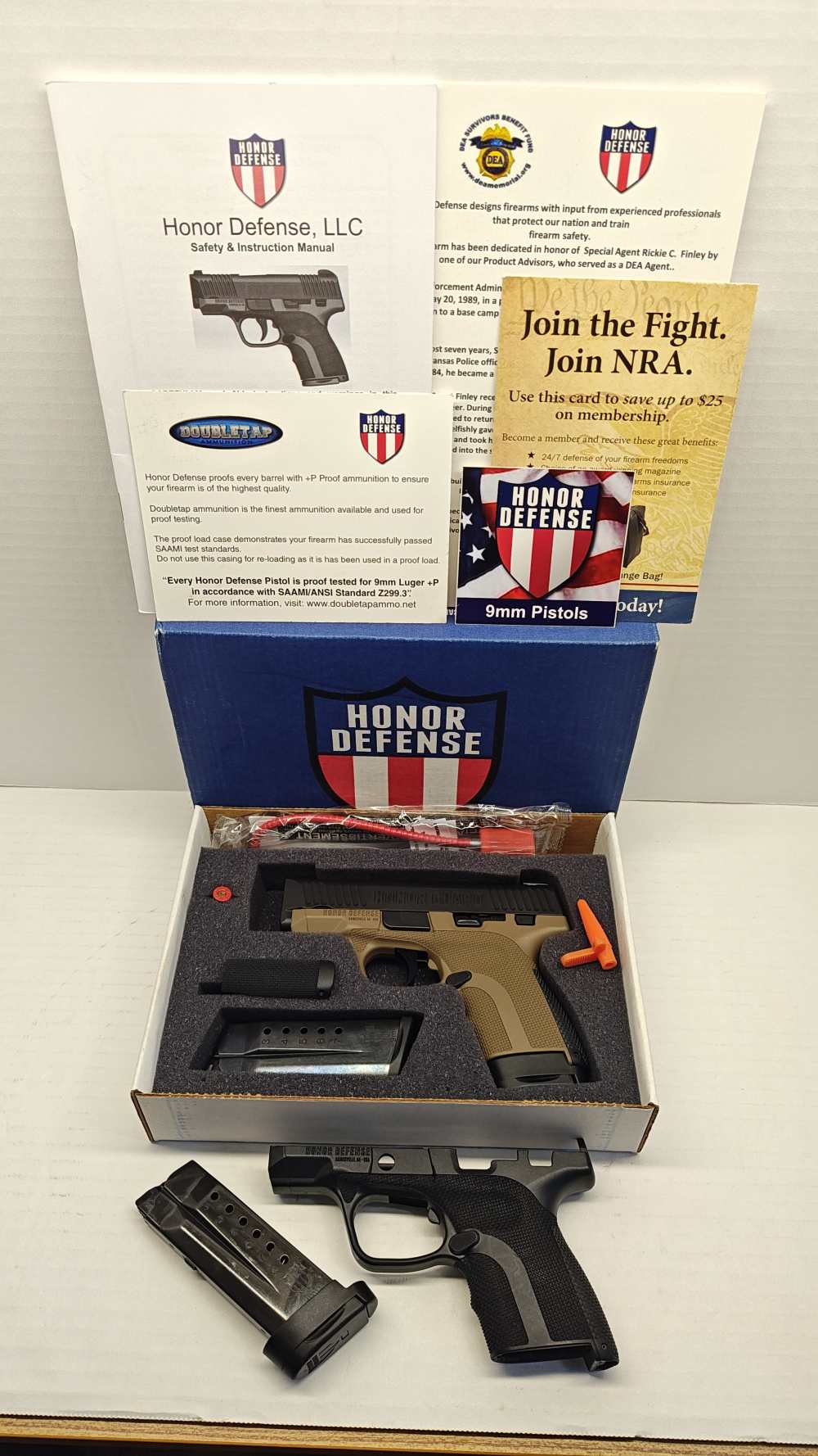 Honor Defense Honor Gaurd 9 mm with 2 Grip Modules & 3 Mags-img-0