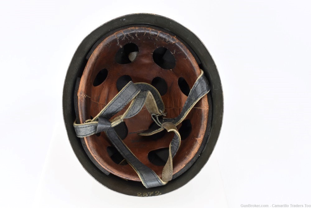 WWII German Air Force Luftwaffe Airborne M38 Fallschirmjäger Helmet & Liner-img-8