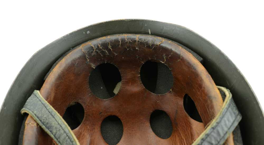 WWII German Air Force Luftwaffe Airborne M38 Fallschirmjäger Helmet & Liner-img-6
