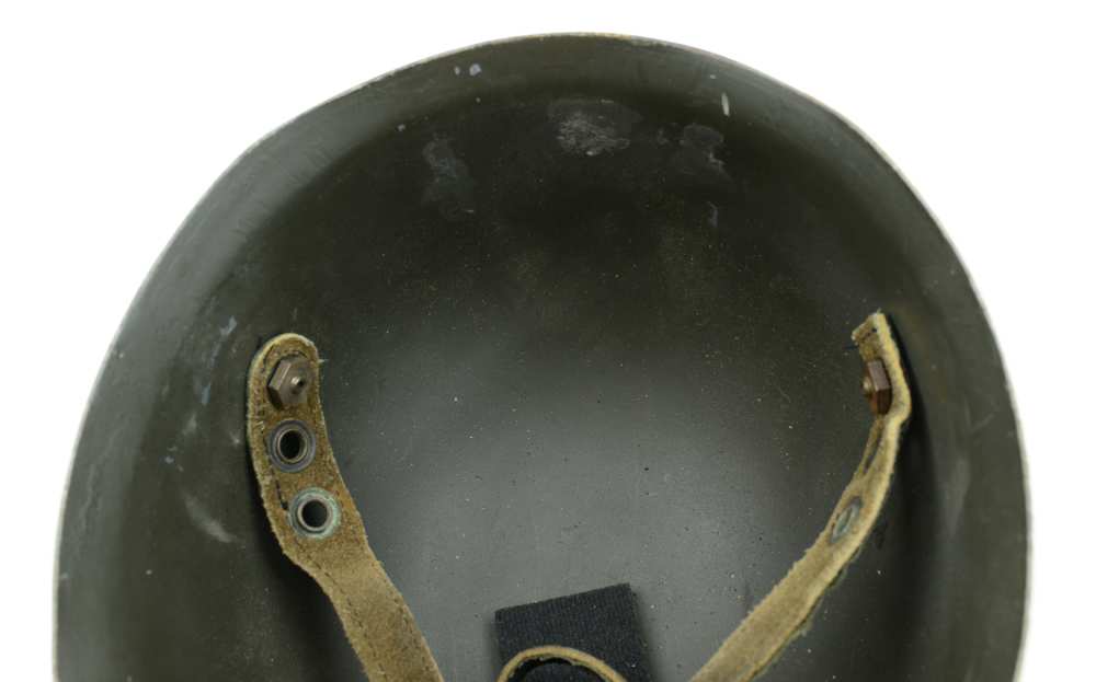WWII German Air Force Luftwaffe Airborne M38 Fallschirmjäger Helmet & Liner-img-23