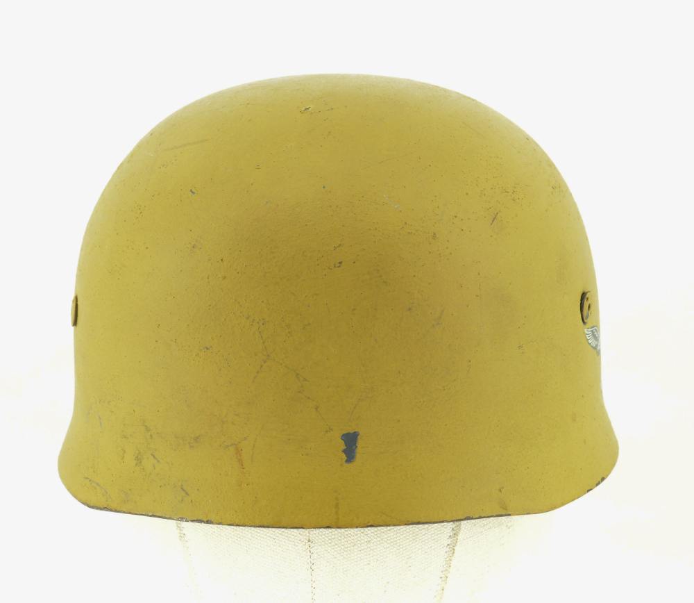 WWII German Air Force Luftwaffe Airborne M38 Fallschirmjäger Helmet & Liner-img-1