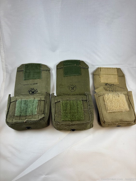 TWO Israeli Ammo Pouches and ONE Israeli Sniper Ammo Pouch -img-0