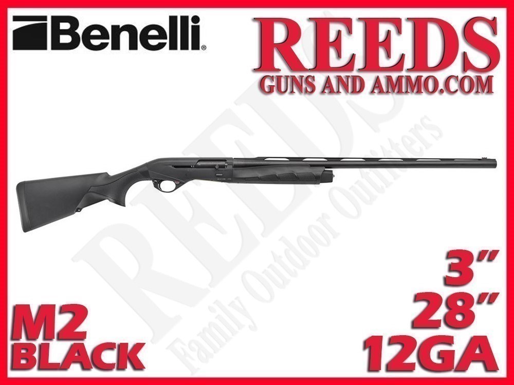 Benelli M2 Field Black 12 Ga 28in 3in 11162-img-0