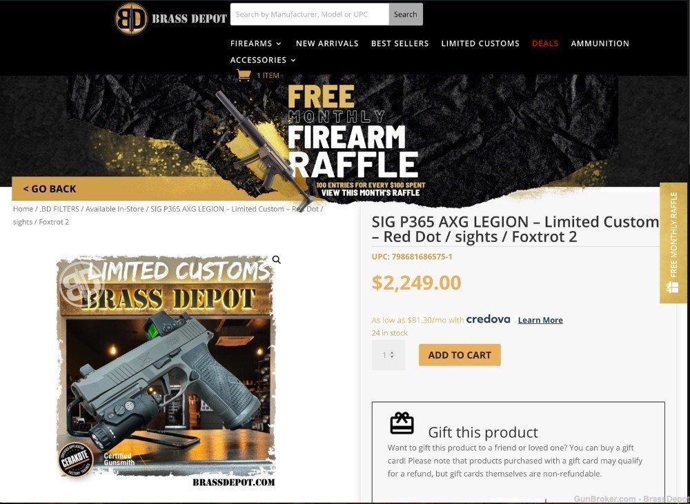 SIG P365 AXG LEGION – Limited Custom – Red Dot / sights / Foxtrot 2-img-2