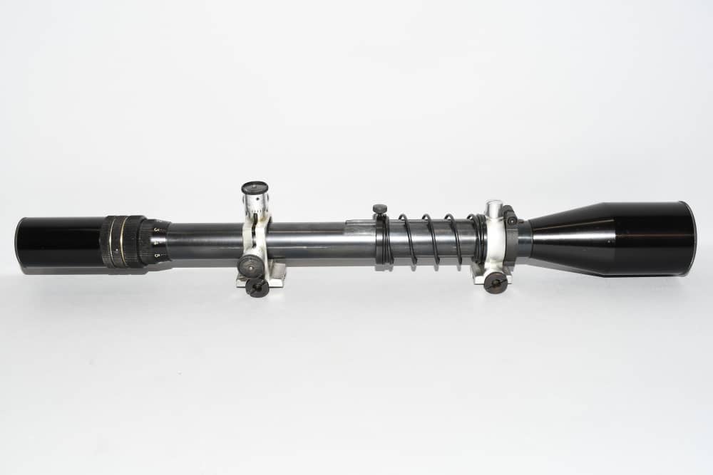 J.Unertl BV-20 BV20 Fixed Power 20X Rifle Scope Crosshair Reticle W Rings-img-0