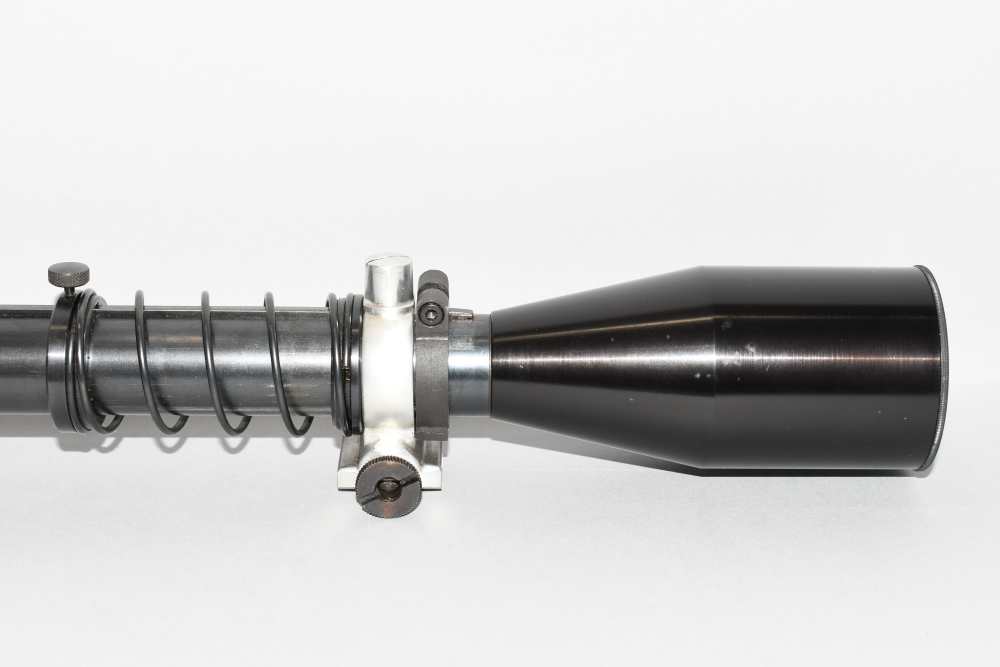 J.Unertl BV-20 BV20 Fixed Power 20X Rifle Scope Crosshair Reticle W Rings-img-2