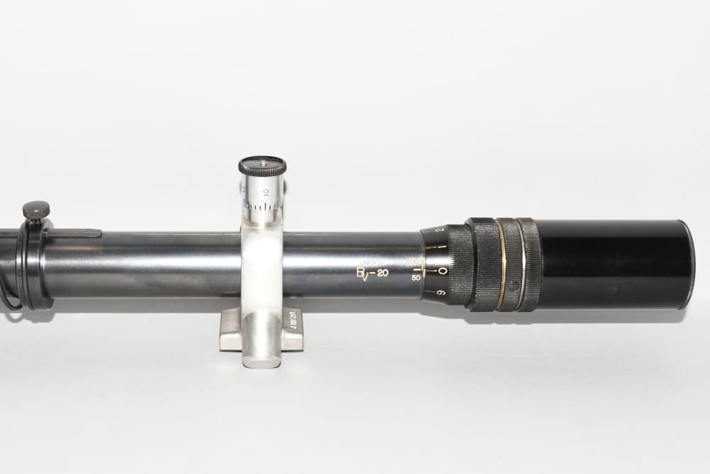 J.Unertl BV-20 BV20 Fixed Power 20X Rifle Scope Crosshair Reticle W Rings-img-5