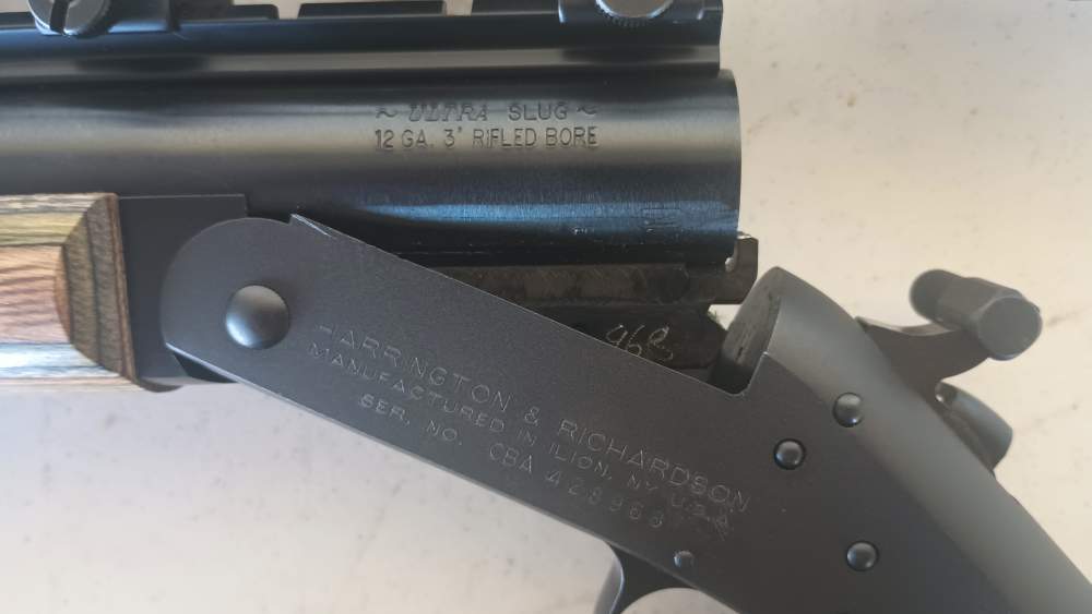 H&R Ultra Slug Hunter SB2 Rifled 12GA THUMBHOLE HEAVY BARREL-img-1