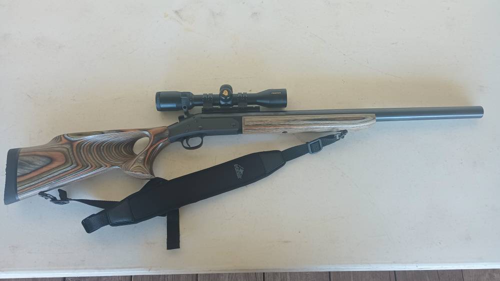 H&R Ultra Slug Hunter SB2 Rifled 12GA THUMBHOLE HEAVY BARREL-img-0