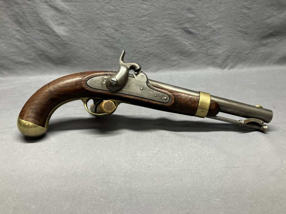 H. Aston 1852 Black-Powder Percussion Pistol - 1842 Army Pattern-img-0
