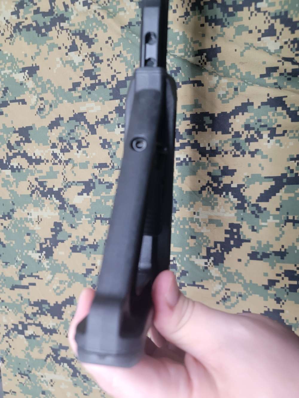 Ruger PC Carbine with collapsible stock, glock mag, and accessories.-img-21