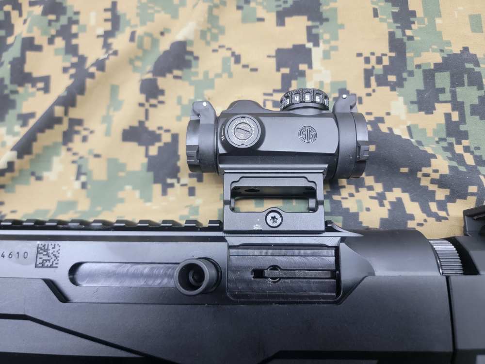 Ruger PC Carbine with collapsible stock, glock mag, and accessories.-img-11