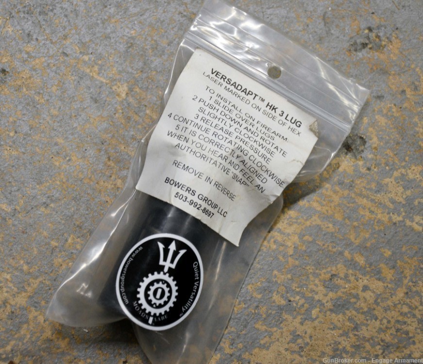 Bowers Versadapt HK 3 Lug Adapter VERS Suppressor Silencer SMG-img-0