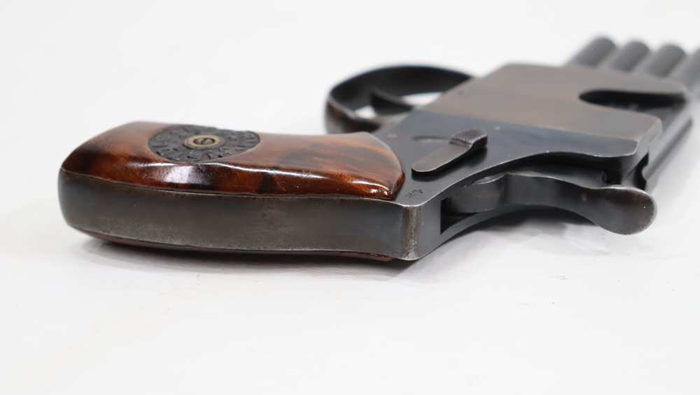 RARE SCHULER REFORM BREVETE 4-BARREL PISTOLE .25 ACP-img-11