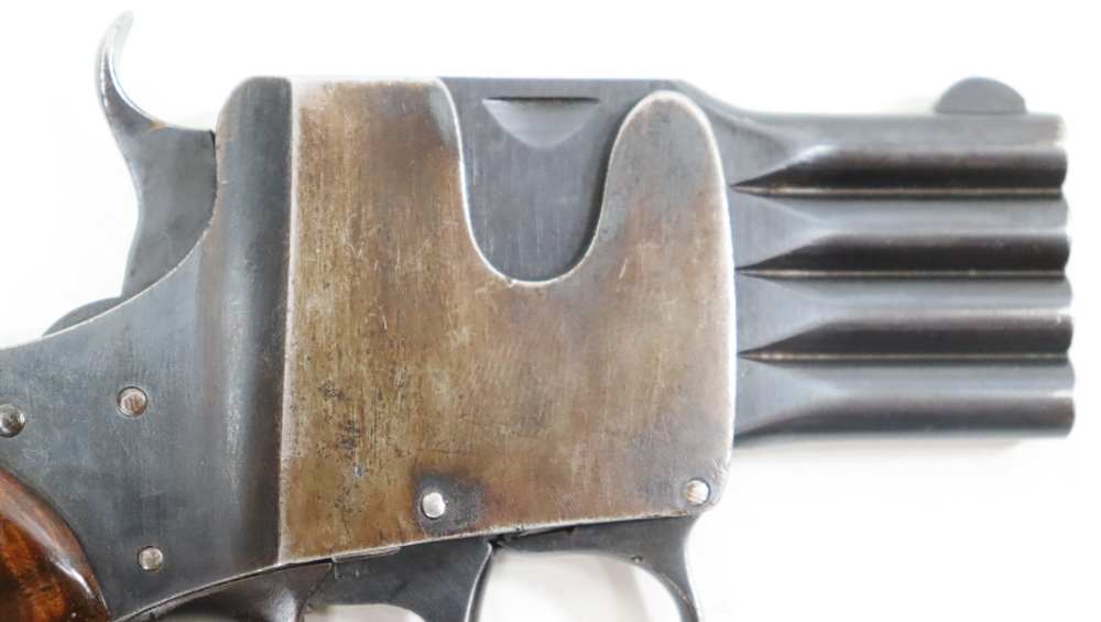 RARE SCHULER REFORM BREVETE 4-BARREL PISTOLE .25 ACP-img-4