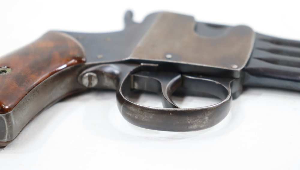 RARE SCHULER REFORM BREVETE 4-BARREL PISTOLE .25 ACP-img-13