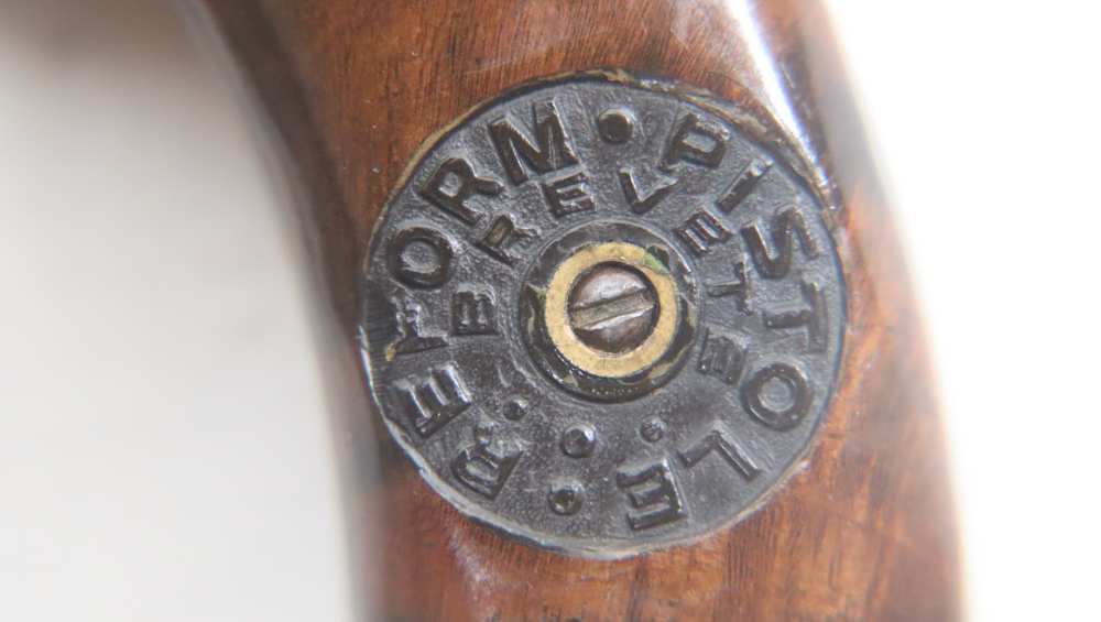 RARE SCHULER REFORM BREVETE 4-BARREL PISTOLE .25 ACP-img-33