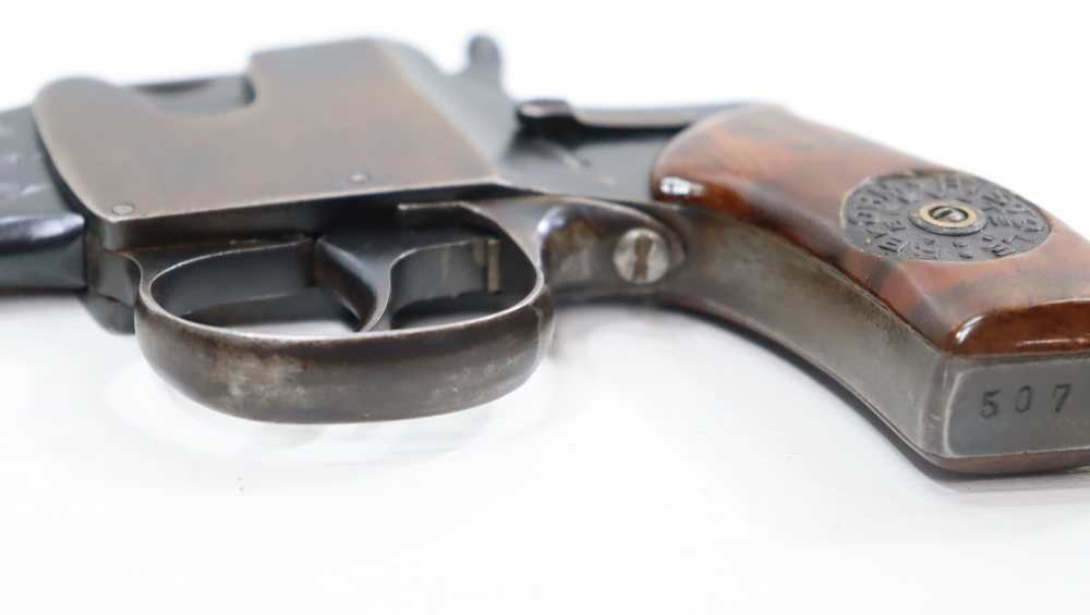 RARE SCHULER REFORM BREVETE 4-BARREL PISTOLE .25 ACP-img-7