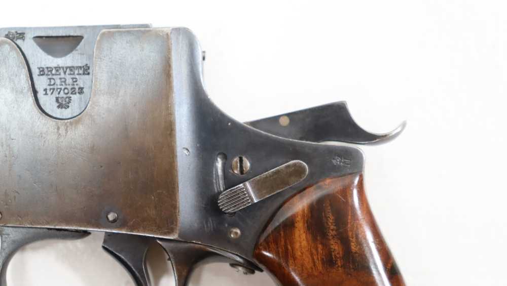 RARE SCHULER REFORM BREVETE 4-BARREL PISTOLE .25 ACP-img-24
