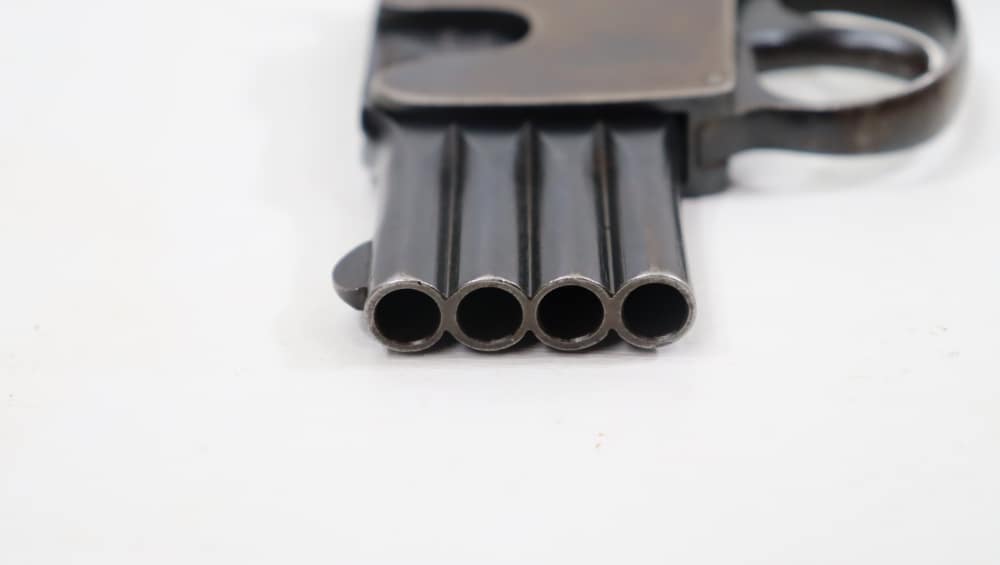 RARE SCHULER REFORM BREVETE 4-BARREL PISTOLE .25 ACP-img-9