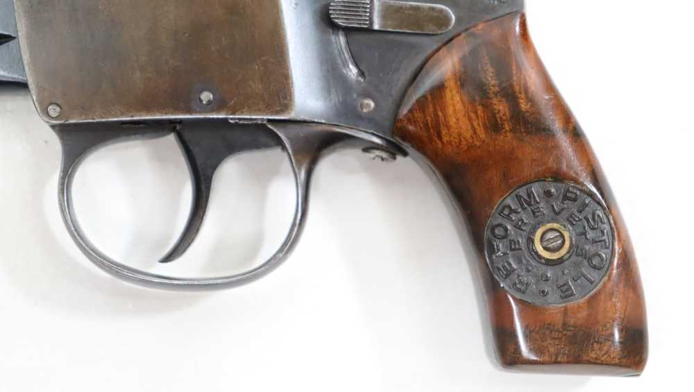 RARE SCHULER REFORM BREVETE 4-BARREL PISTOLE .25 ACP-img-2