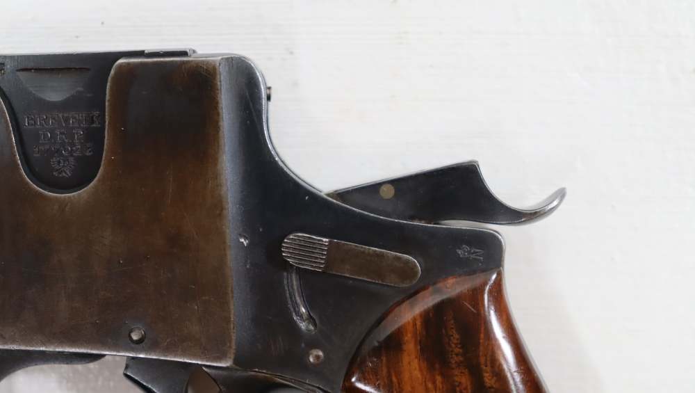 RARE SCHULER REFORM BREVETE 4-BARREL PISTOLE .25 ACP-img-23
