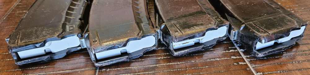 Four Izhmash AK74 Plum Magazines 5.45x39 with pouch AK 74-img-4