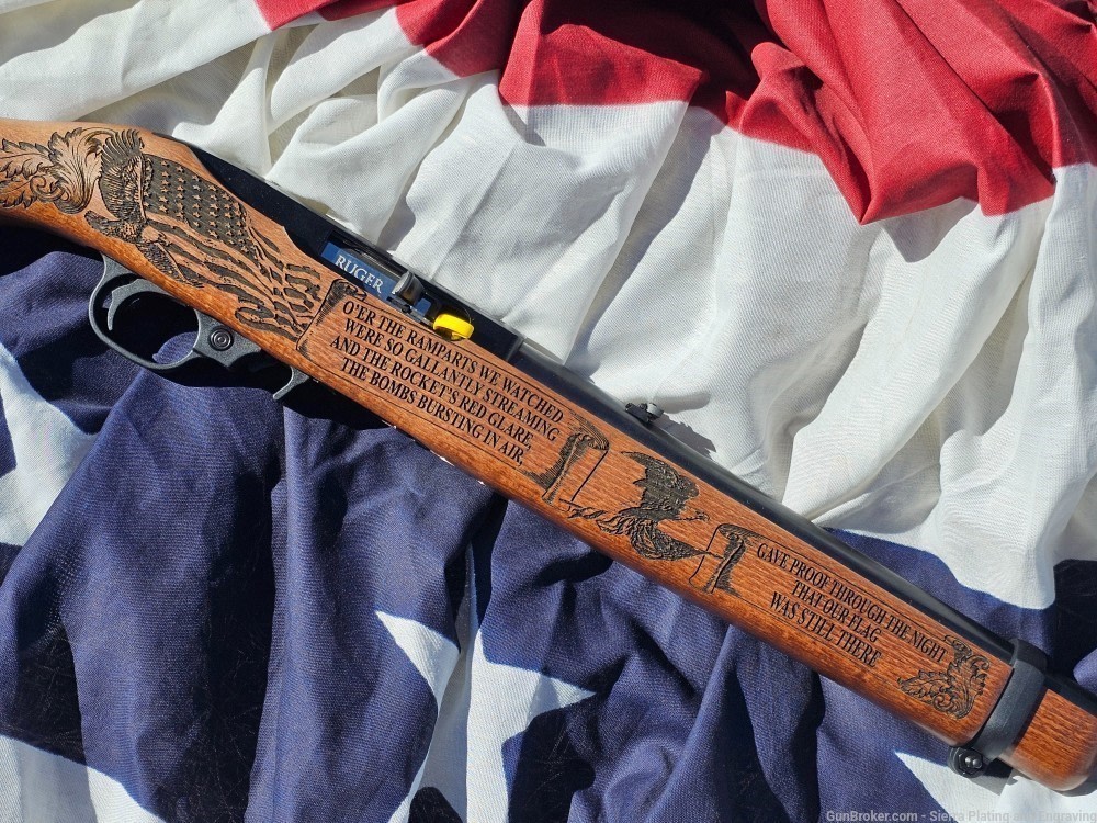 Ruger 250th / Star Spangled Banner Engraved Ruger 10/22-img-3