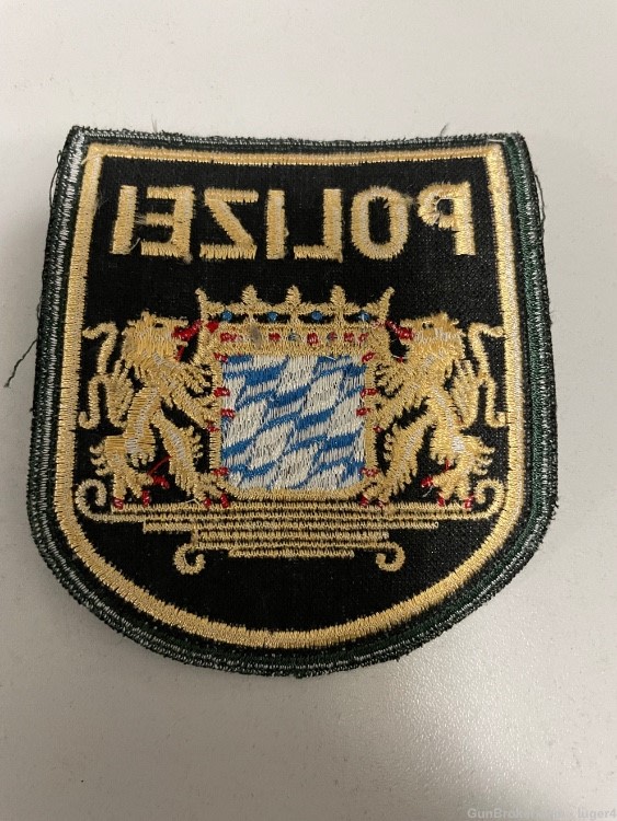 German police patch n/n Walther Mauser -img-1