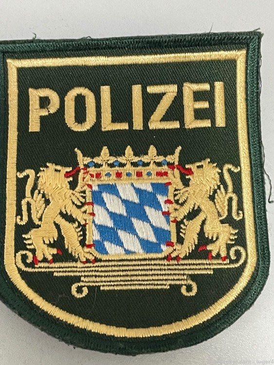 German police patch n/n Walther Mauser -img-0