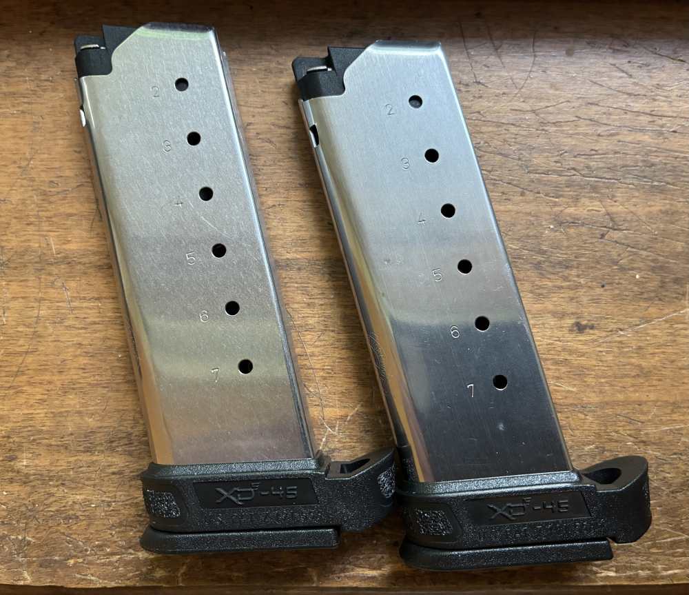 2x Springfield XD45 7rd magazines-img-0
