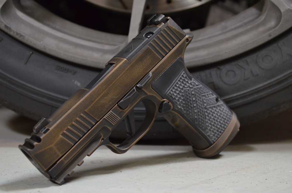 Sig Sauer P365 AXG Legion X-Comp X-Werks Distressed Burnt bronze New-img-2