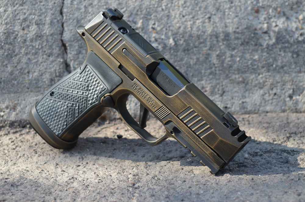 Sig Sauer P365 AXG Legion X-Comp X-Werks Distressed Burnt bronze New-img-0