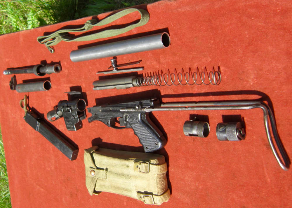 Belgian Vigneron parts kit w/excellent bore,4 mags,loader,tube,9mm smg-img-29