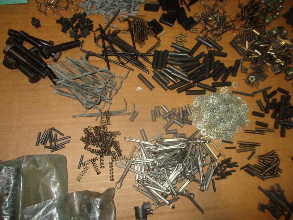 Lot of 18lbs M240 Machine Gun Parts, Small Parts-img-2