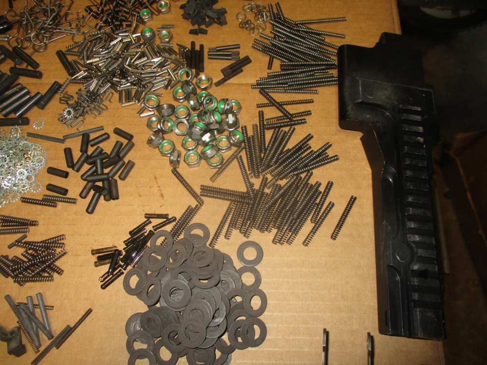 Lot of 18lbs M240 Machine Gun Parts, Small Parts-img-3