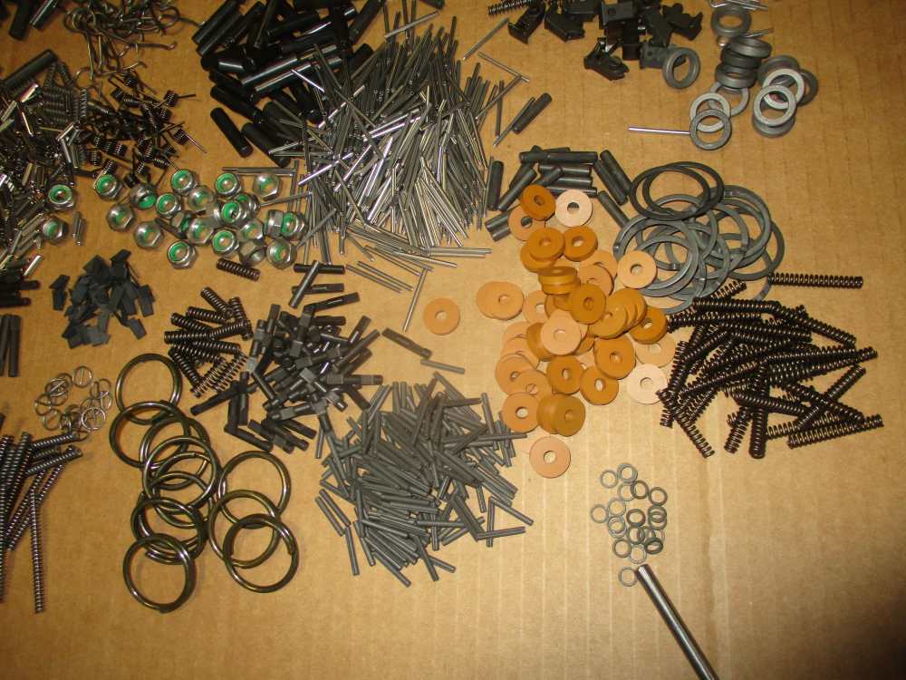 Lot of 18lbs M240 Machine Gun Parts, Small Parts-img-4