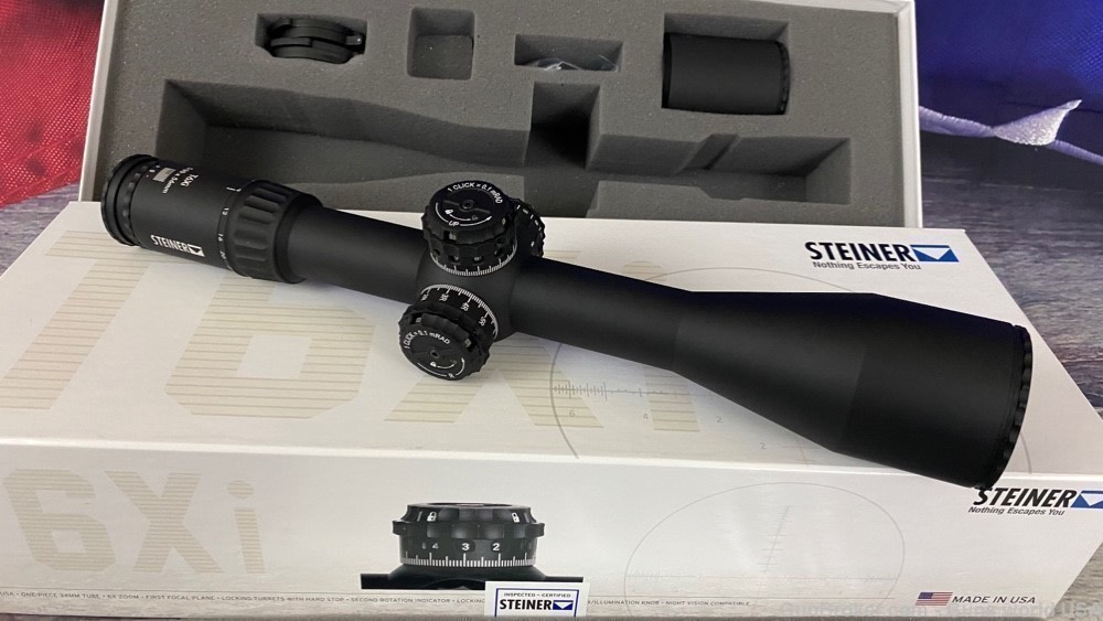 STEINER T6XI SCR2 5-30X56 ITEM 5125 RIFLE SCOPE FFP up to 6 months layaway-img-0