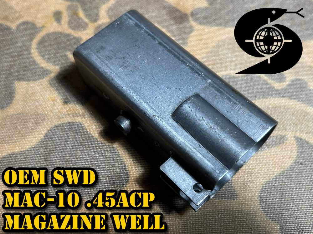 Vtg OEM SWD Cobray Factory MAC-10 .45ACP Magazine Well RPB Ingram M10 NOS-img-0